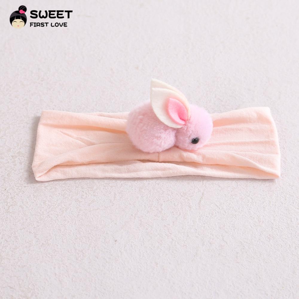 

Милые плюшевые аксессуары для волос в корейском стиле, детская мягкая эластичная повязка на голову с кроликом