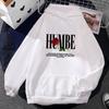 Rose Humbe Printing Hoodies Casual Winter Long Sleeve Sweatshirt for Winter Fall Streetwear Soft Pullovers Hoodie