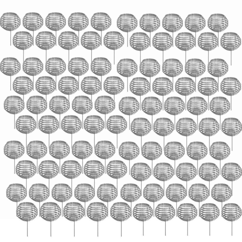 100PCS Silver Fertilizer Mesh Basket Mesh Design Bonsai Fertilizer Basket