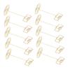 10PCS Table Number Holders Envelope Shape Metal Card Clips for Photo Menu Place Cards Restaurant Wedding Party