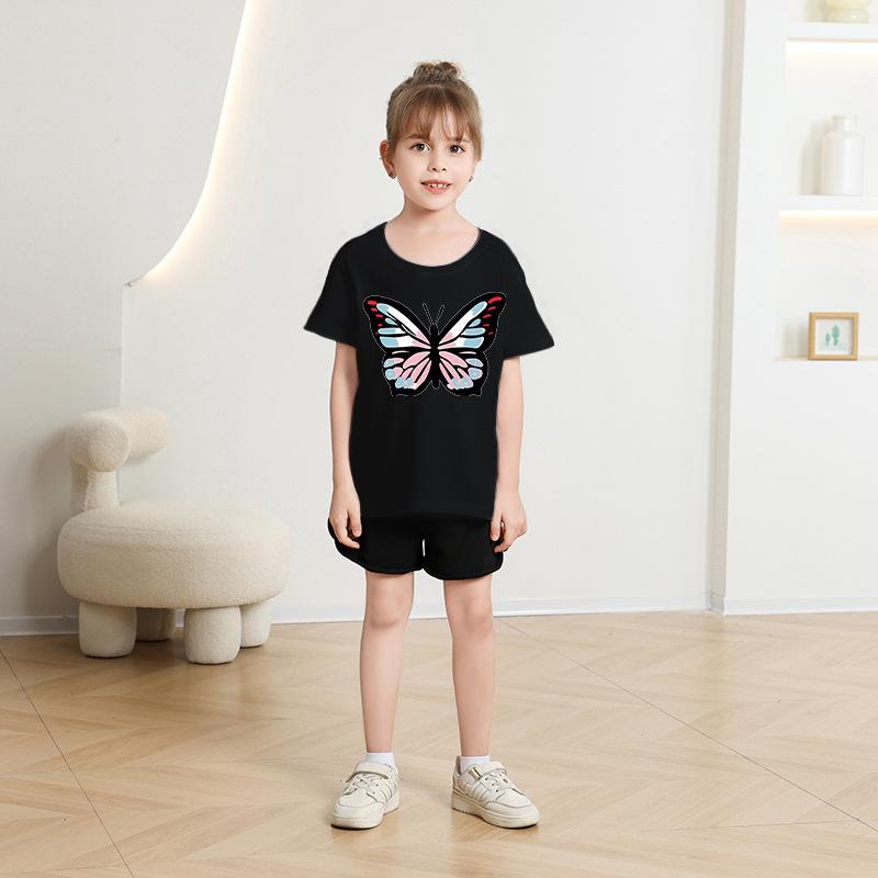 Children's Casual Short-sleeved T-shirt - Summer Girls' Fashionable T-shirt
