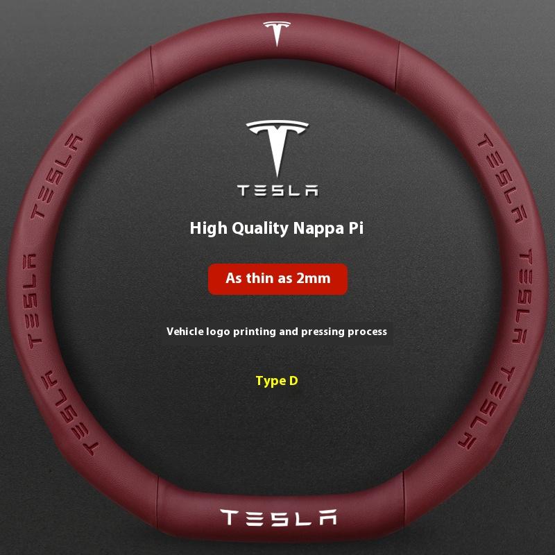 Car Steering Wheel Cover For Tesla Model 3 Model S Model Y Model X Roadster 2019-2025 Auto interior Steering Wheel Accessories
