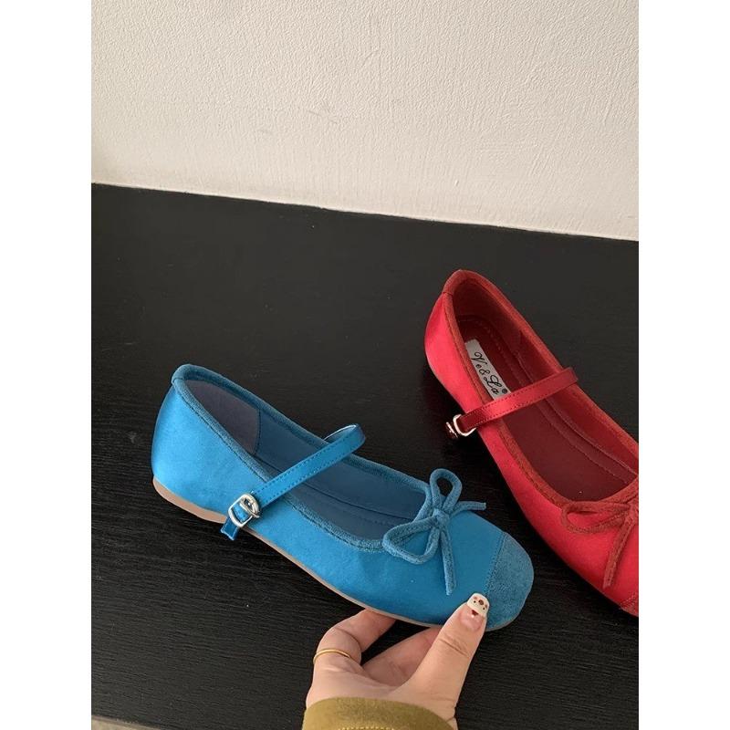 New Versatile Women's Mary Jane Shoes Fashionable Elegant Light Bow Women's Thick Heel Shoes Comfortable Dress Zapatos