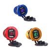 Versatile 12v/24v Car Cigarette Lighter Socket Plug Dual Usb Charger Adapter Featuring Led Voltmeter