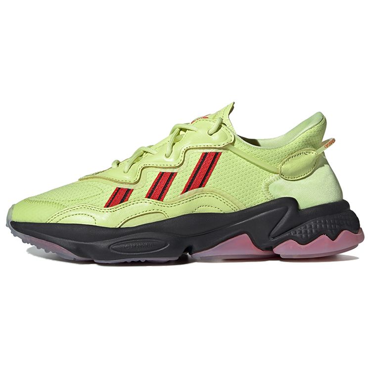 Adidas Originals Ozweego Lightweight Non-Slip Low-Top Dad Shoes Men Sneakers Yellow Green EH0824