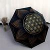 Lotus Mandala Wall Art: Spiritual Decor for Your SpaceUmbrella, Portable 3-Fold Compact Umbrella for Men & Women Gift