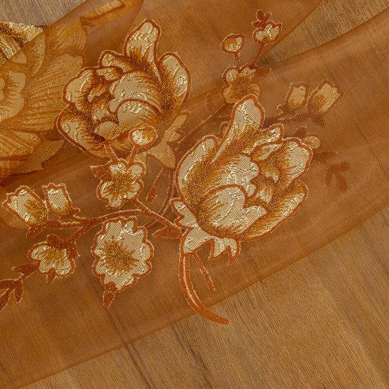 Acasă Ușă Fereastră Balcon Modern Lux Imprimat Flori Voile Tulle Transparente Perdele