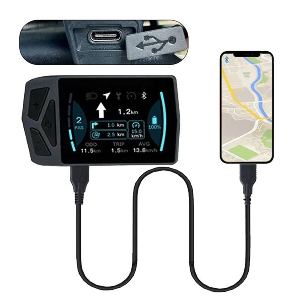 

Дисплей B02U ips для BAFANG BBS01 02 для двигателя BBSHD ulart G510 с Bluetooth