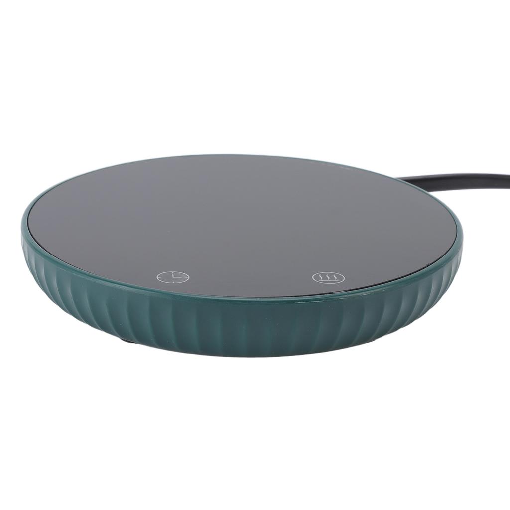 Cup Warmer 55 degrees C Constant Temperature Digital Display Touch Button Heating Coffee Warmer for Desk