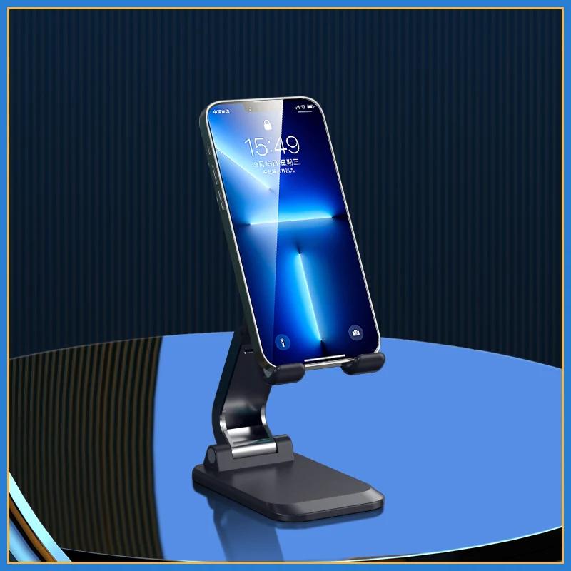 Desktop Mobile Phone Stand Foldable Metal Phone Holder For iPad iPhone 13 Smartphone Support Tablet Desk Portable Holder Bracket