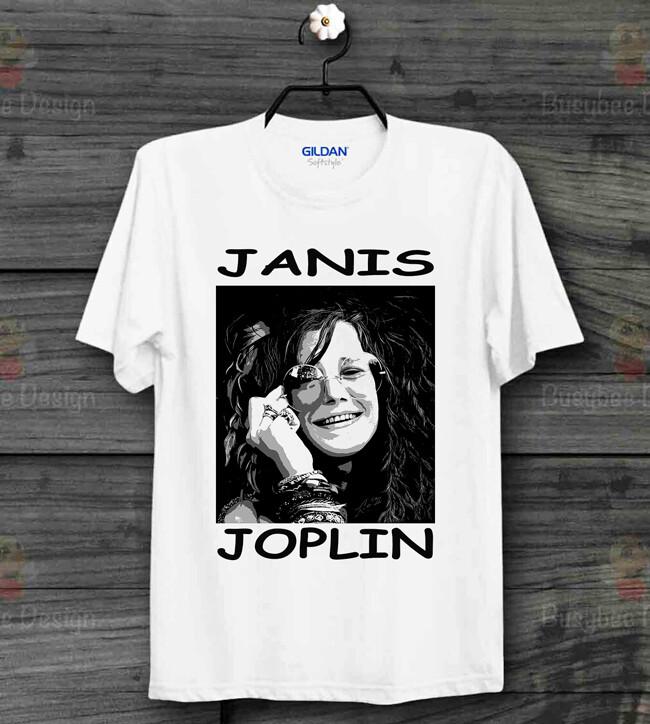 JANIS JOPLIN AMERICAN SINGER Retro Cool Ideal GIFT UNISEX T Shirt B482