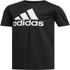 Adidas Boys Short Sleeve Aeroready Performance Logo Tee T-shirt T Shirt, Black, X-Large US