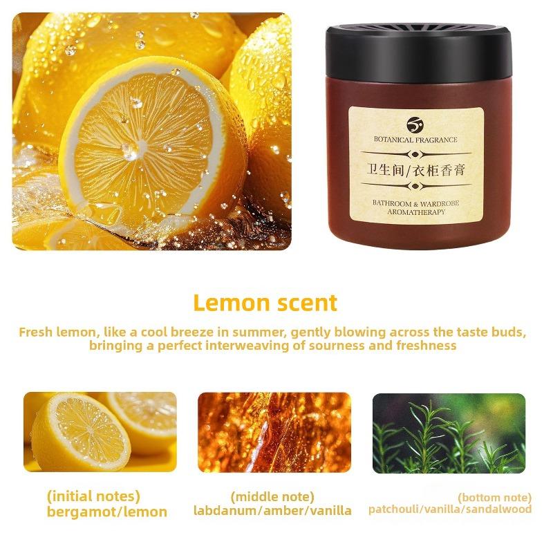 Aromatherapie für Zuhause, Festes Deodorant für Innenräume, Toilettendeodorierung, Schrankduft, Leichter Duft, Auto-Salbe