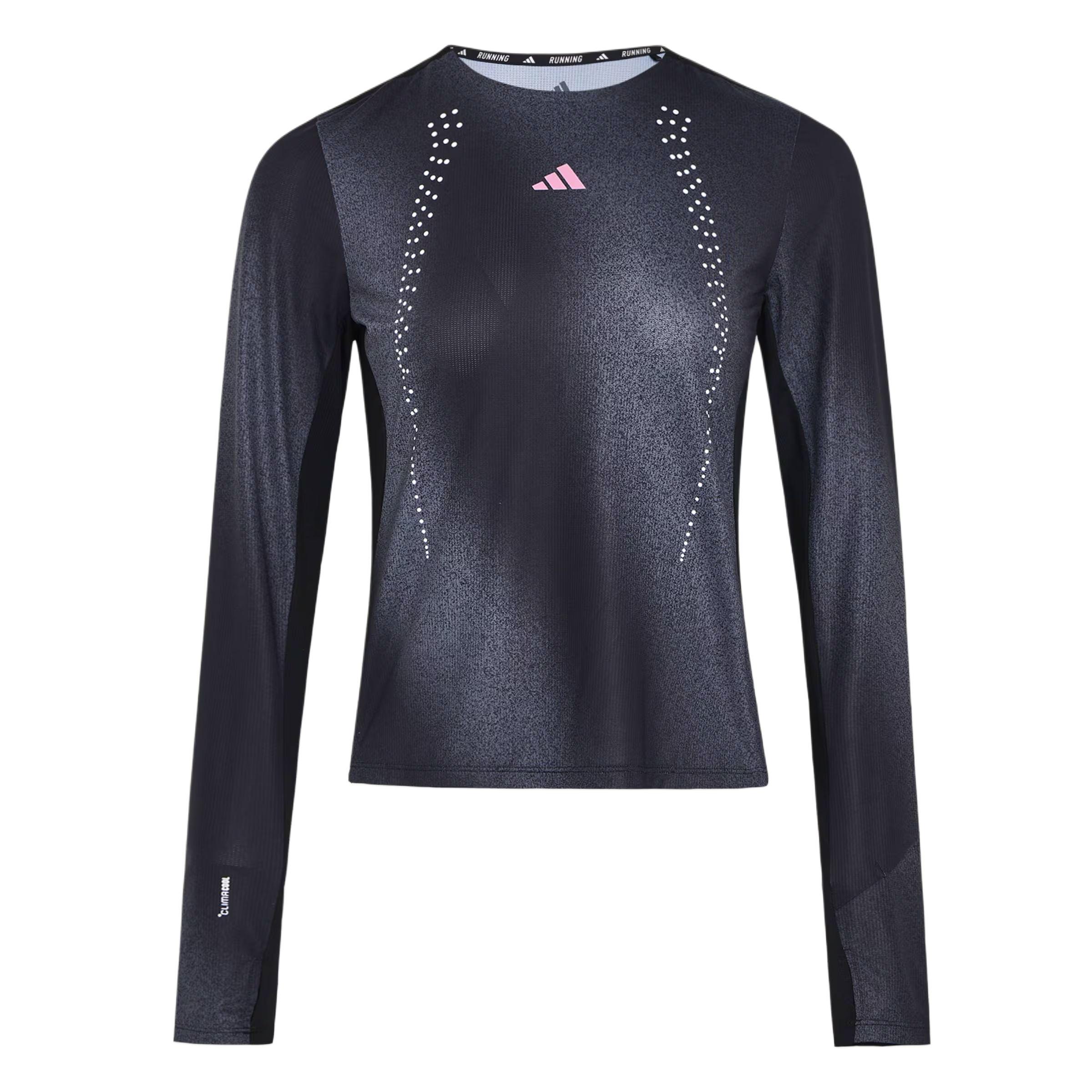 Adidas Rim Reflect Lightweight Quick-Dry Fitted Long Sleeve Running T-Shirt Women tops KR5101 XS