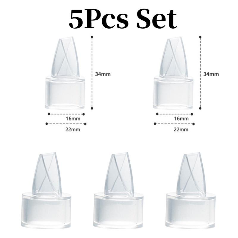 

5 шт. Силиконовые клапаны типа «утиный нос» Запчасти для молокоотсоса Соска для кормления ребенка Замена насоса Style C