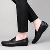 Modne Męskie Buty Codzienne Płaskie Skórzane Mokasyny Wsuwane Męskie Płaskie Buty Męskie Buty Do Jazdy Trampki Wysokiej Jakości Buty Żeglarskie