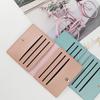 Unisex Multi Color Thickened PU Leather ID Card Holder Multi Slot Bank Credit Card Holder Card Case Cards Wallet Coin Purse