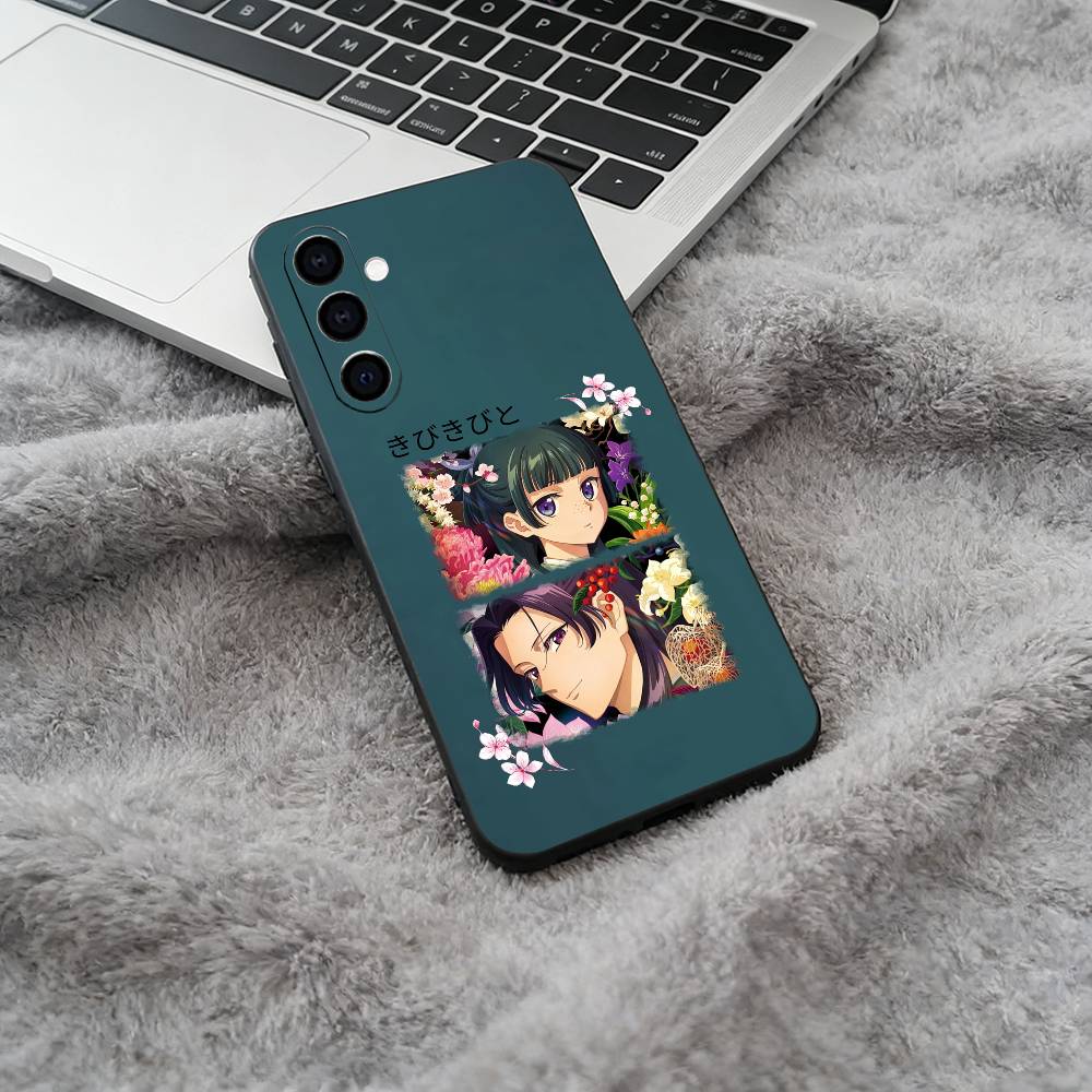 

Apothecary Diaries Maomao Black Soft Silicone Phone Case for Samsung Galaxy A73, A71, A72, A70, A53, A52, A51 Samsung a21s