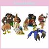 10 Stück Moana Actionfigur Spielzeugpuppen Niedlich PVC Kindergeschenk für kreative Spielzeit Deko