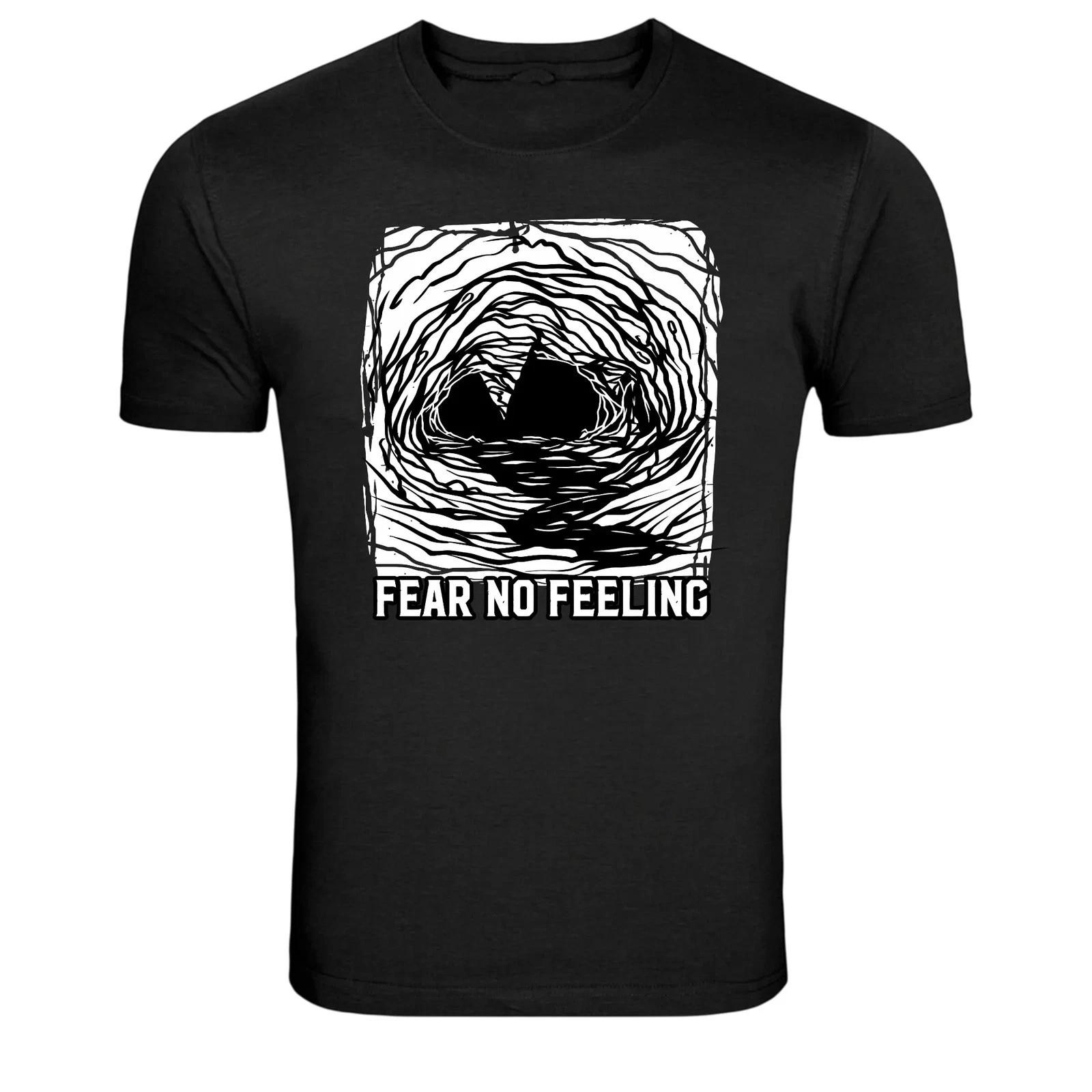 Fear No Feeling Dark Surreal Landscape Graphic T-Shirt XXL