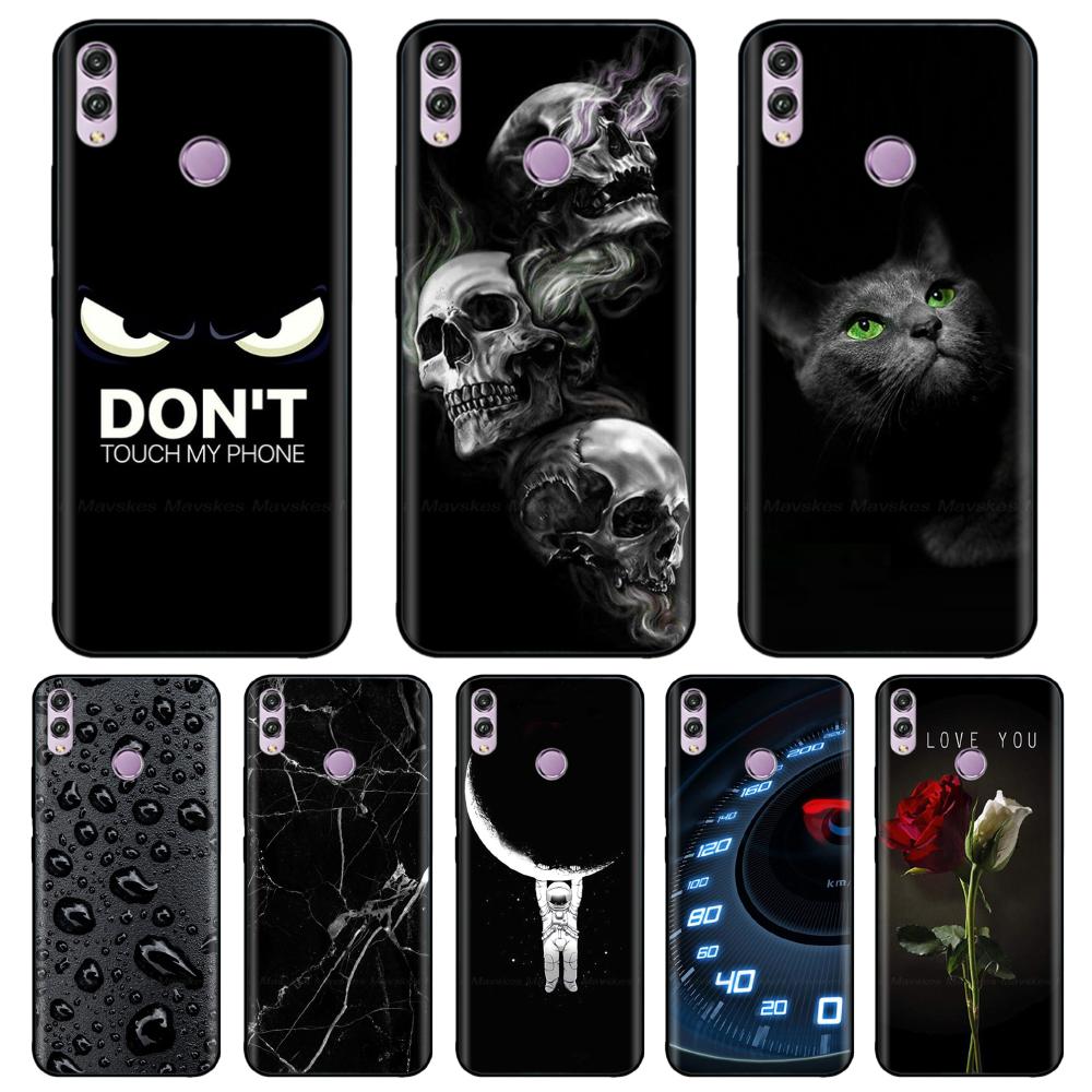 For Huawei Honor 8X Case Silicon Soft TPU Cartoon Painted Back Cover Phone Case for Huawei Honor 8X 8 X Honor8x Cases Bumper