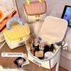 Charming Large-Capacity Makeup Bag for Women - 2025 Portable, Partitioned Storage Travel Toiletry Handbag