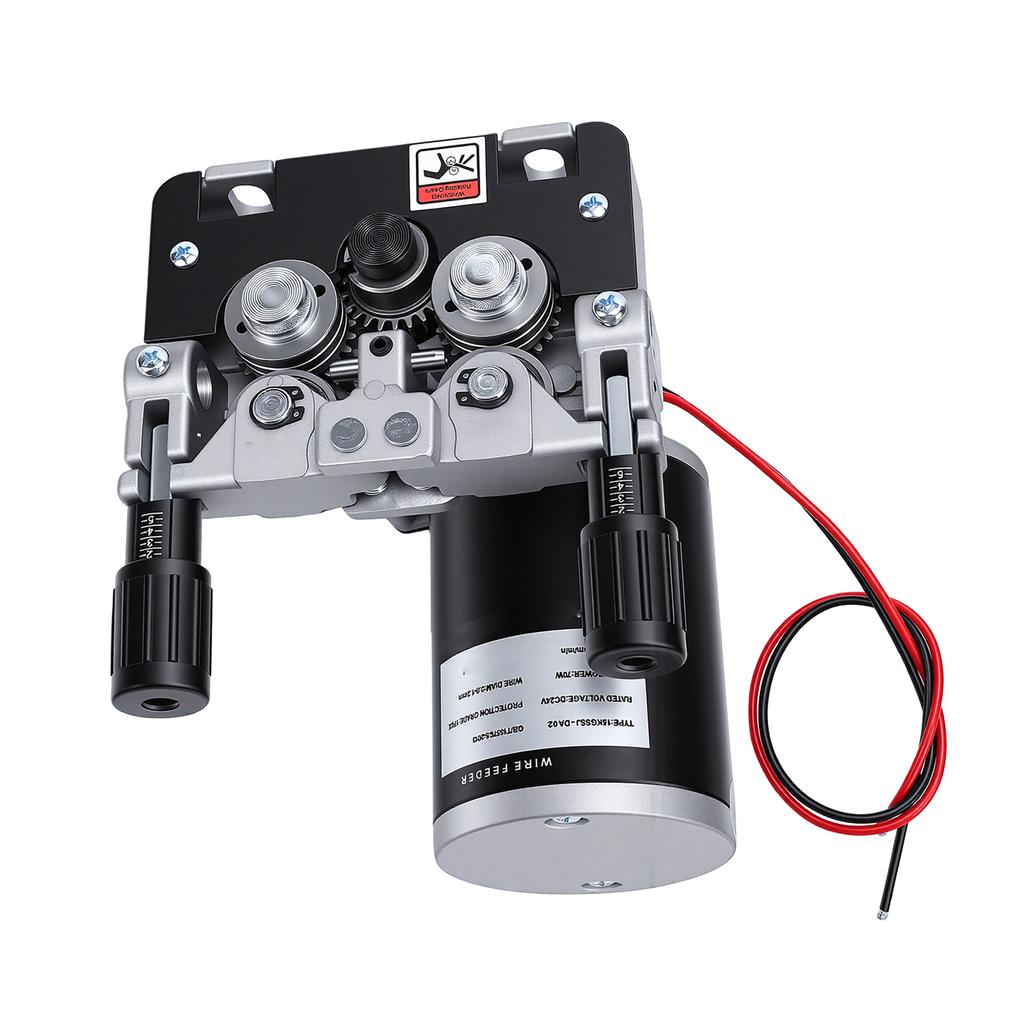4-Rollen-Drahtvorschubmotor 15 kg MIG MAG Schweißgerät Drahtvorschub 70W 2 18m/min Geschwindigkeit Linke Seitenmontage 30x10x12mm Rollen für 0,8