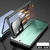 360° plný kryt pro Honor 400 Chytrý kryt pro Honor X7D Oboustranná magnetická adsorpce Kovový kryt Ochranný kryt z tvrzeného skla
