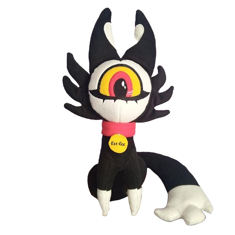 New Hazbins El Plush Doll Alastor Cartoon Doll Kawaii Soft Stuffed Doll Home Decoration Birthday Gift For Kid
