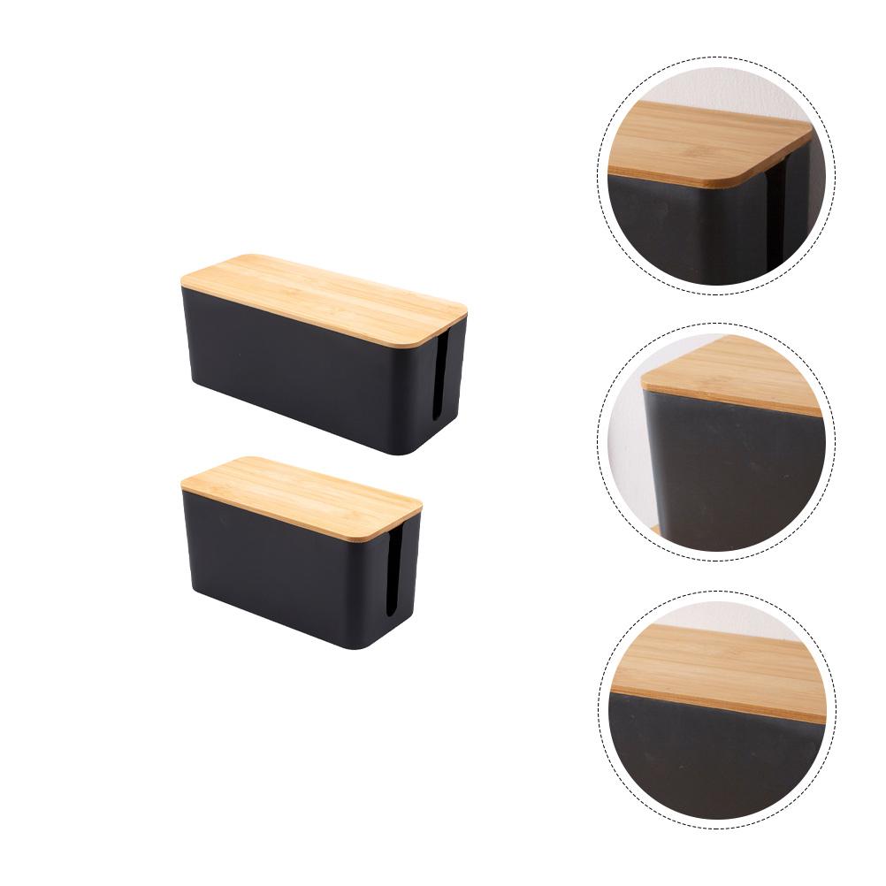 Power Strip Storage Box Wire Container Outlet Protector Cover Socket Protection Case Home