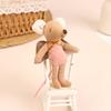 Kawaii Fabric Mouse Doll Thumb Doll Toy Cute Angel Wings Mouse Dolls Toys Soft Plush Toy Home Decoration For Kid Gifts