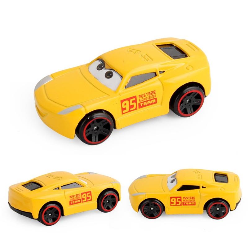 BIG SALE!!! Lightning McQueen Diecast Metal Alloy Cars Toys Cartoon Movie Vehicle Model Enligten Action Figure Toys For Children
