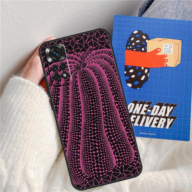 Yayoi Kusama Pumpkin Art Funda For Xiaomi Redmi Note 13 Pro 14 9 10 11 12 9S 10S 11S 12S Redmi 13C 10C 12C 14C Case
