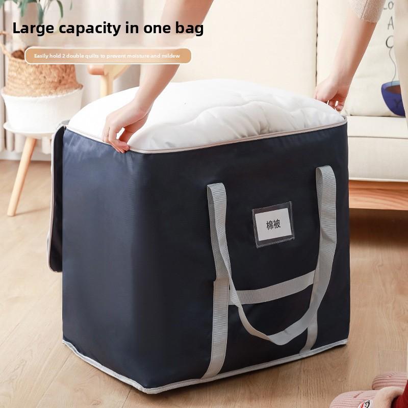 Τσάντες Αποθήκευσης από Ύφασμα Οξφόρδης, Μεγάλες Τσάντες Μετακόμισης για Ρούχα, Πάπλες και Κλινοσκεπάσματα, Αδιάβροχη Τσάντα Αποθήκευσης Ταξιδιού με Χερούλια