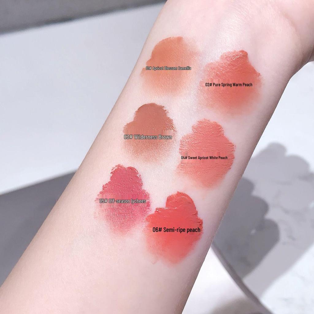 Shaqi Nuo Mengqu Cloud Mist Matte Velvet Long-Lasting Lipstick
