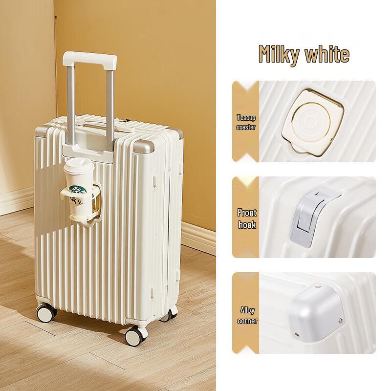Chang Baosen 20-inch Carry-On Luggage with Cup Holder