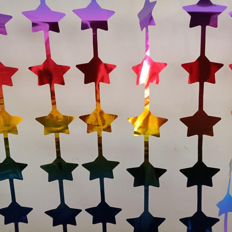 

1x2m Glossy Star Gradient Rain Silk Curtain for Party, Birthday, Bar, or Valentine s Day Decoration 1*2 m