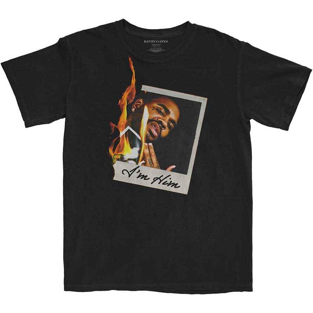 Kevin Gates Unisex T-Shirt: Polaroid Flame (Medium) 2XL