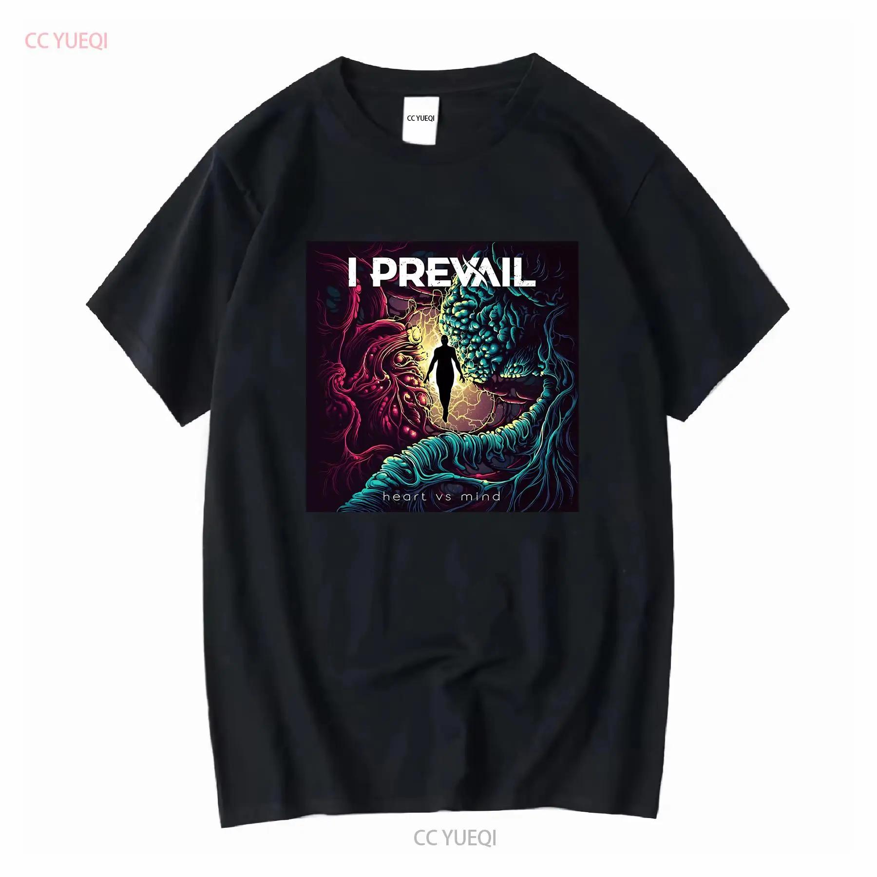 NWT I prevail heart vs mind American Southfield Metalcore USA T Shirt long or short sleeves vintage Washed Stylish Casual S разноцветный