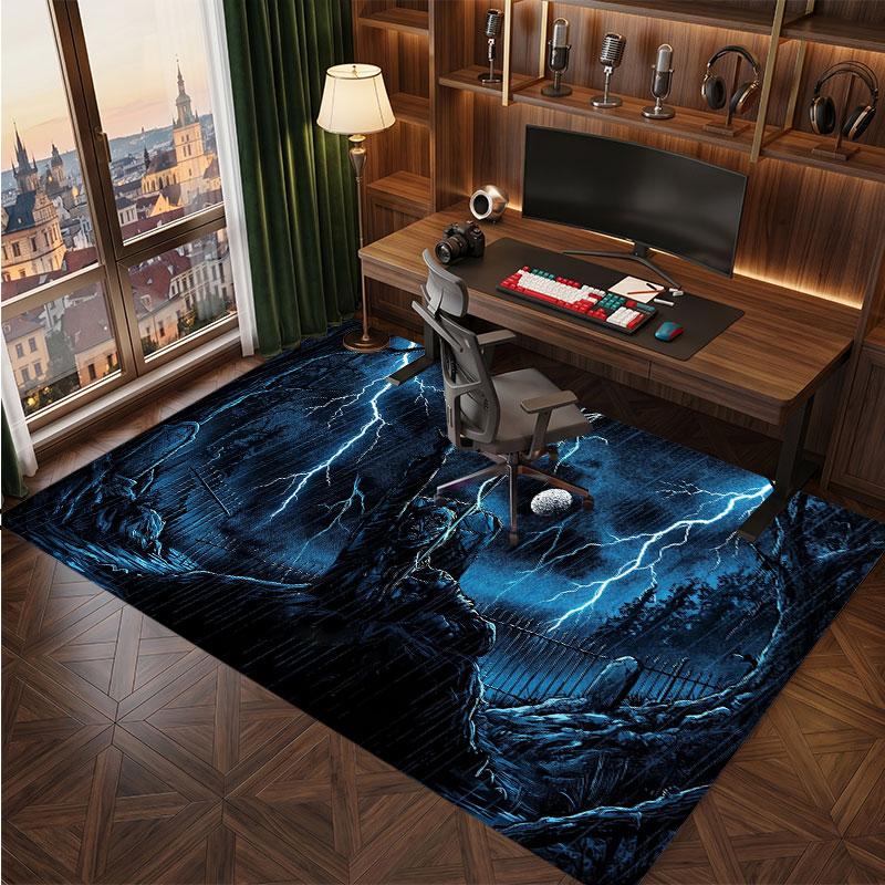 Friday the 13th Jason Voorhees Rug Soft Thick Non Slip Floor Carpet for Bedroom Living Room Home Decor