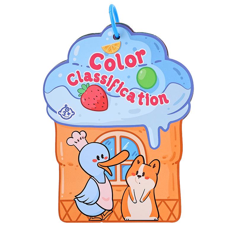 Early Education Color Sorting Sticker Book for Kids