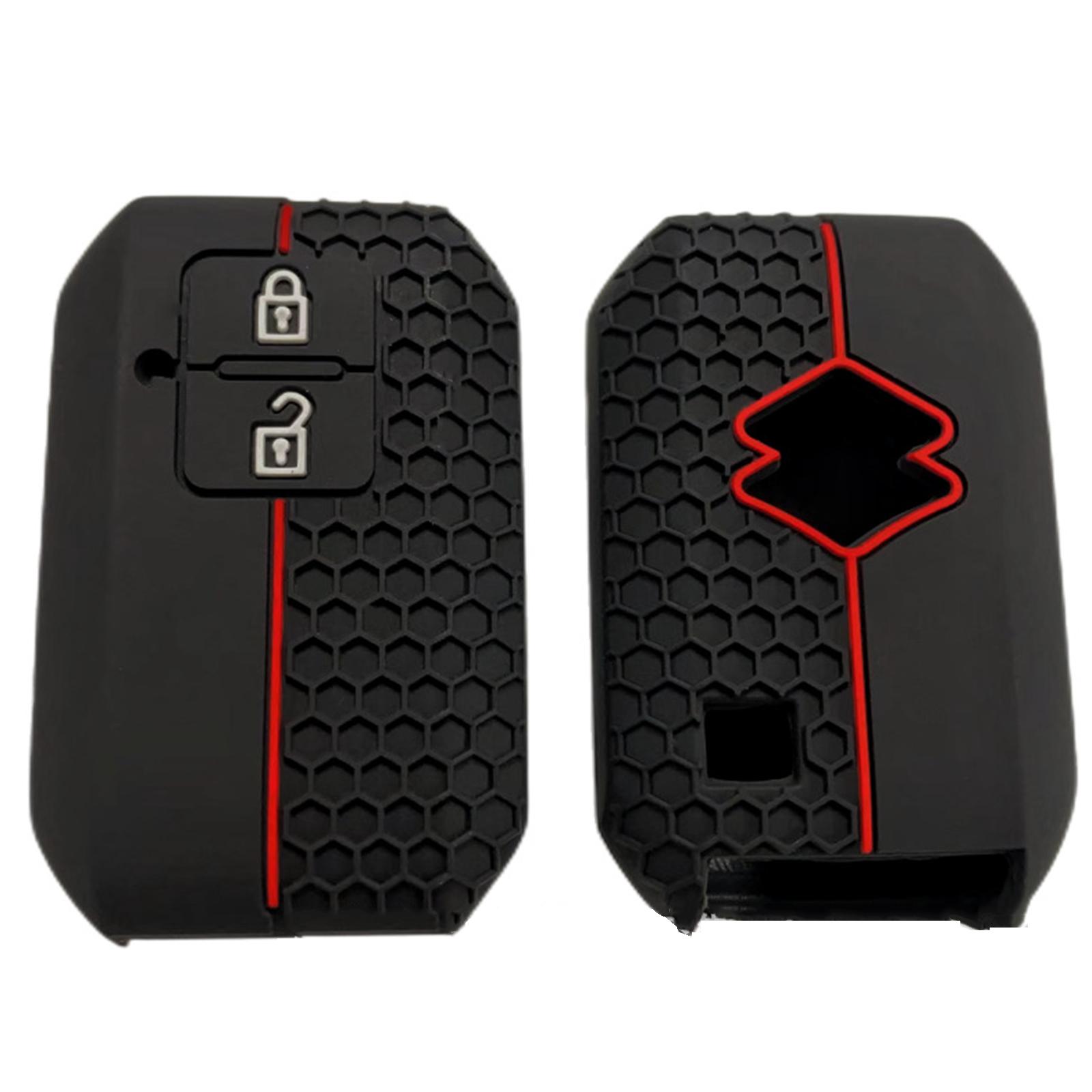 

Силиконовый автомобильный пульт дистанционного управления чехол для ключа чехол для Suzuki Swift Sport ERTIGA XL7 Accurate Wagon R Ignis 2017-2025 Shell Keyless чёрный