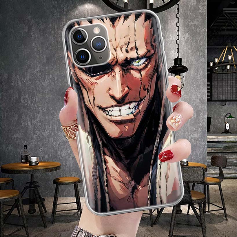 Zaraki Kenpachi Bleach Soft Phone Case For IPhone 11 17 Air 16E 16 Pro Max 15 + 14 Plus 13 Mini 12 Apple 7 SE 8 Fundas Coque 11