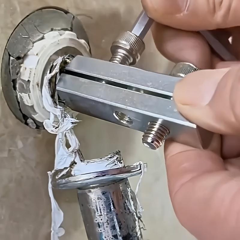 Verbessertes Eckventil-Werkzeug zum Entfernen abgebrochener Schrauben, geeignet für PPR- und PPE-Rohre, Bohr- und Gewindeschneidsatz, Heimwerkerwerkzeug für Klempner