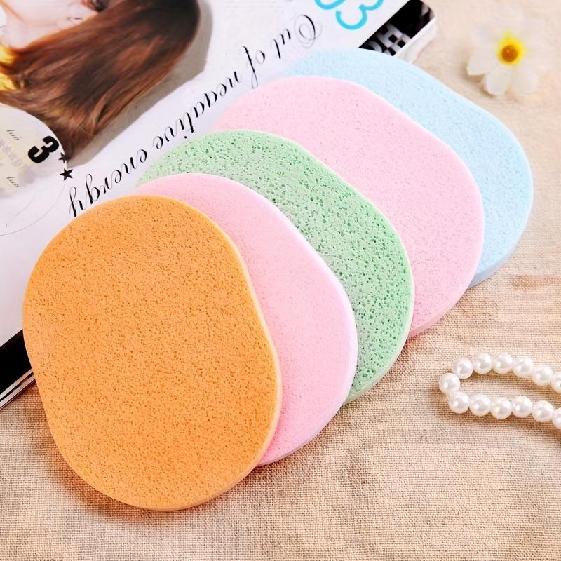 6pcs Gentle Exfoliating Face Sponges -Formaldehyde-Free,Soft&Smooth Light Beige Care,Pastel Colors for Normal Light Beige Types
