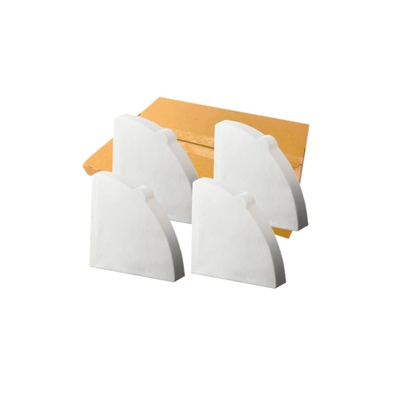 HARIO V60 Coffee Filters, 1-4 cup capacity, 160 filters (40 filters x 4 packs), Made in Japan, FSC certified, Paper, 02 W White, VCF-02-40W-4S-AZ+