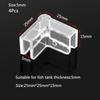 4pcs 5mm Plastic Anti-collision Fish Tank Corner Protector Adhesive Free Protective Cover Aquarium Accessories