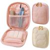 Zipper Mini Storage Case Lightweight Cosmetic Pouch Elegant Makeup Bag  for Women