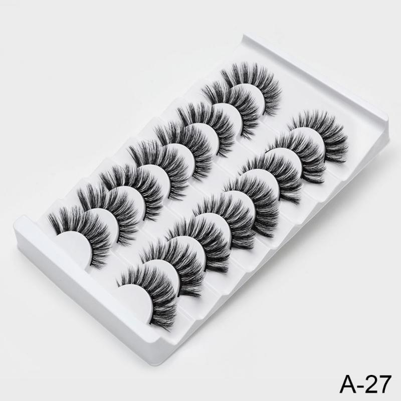 Fluffy Lashes 8/5pairs Eyelash Extensions De Cils Makeup Beauty False Eyelashes Wholesale Lashes Natural Wispy Lash-lifting