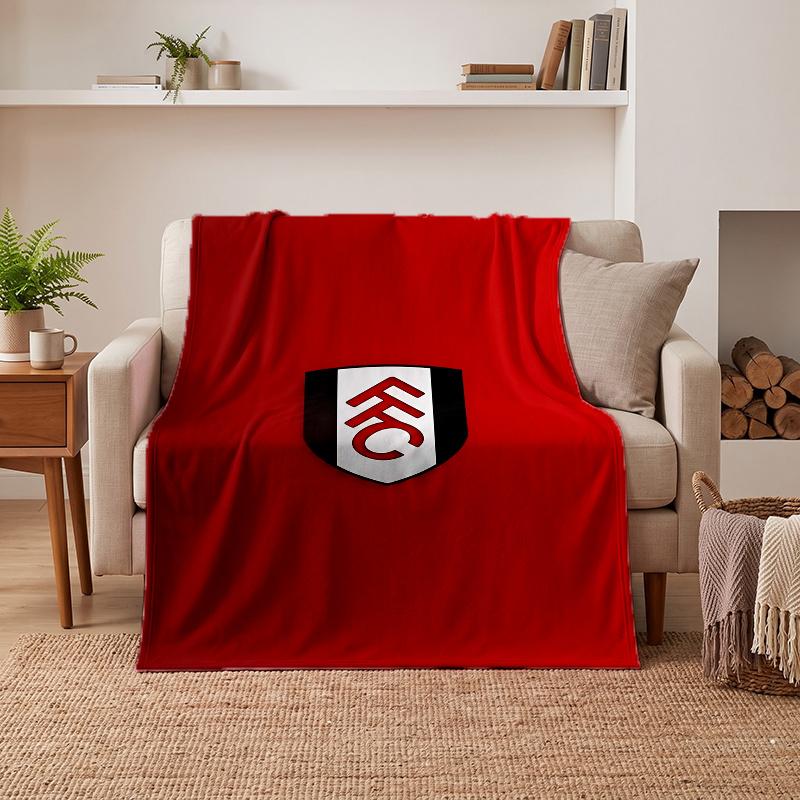 Fulham Fc (41) Soft Warm Flannel Blankets Comfortable Blanket for Home Decoration Gifting